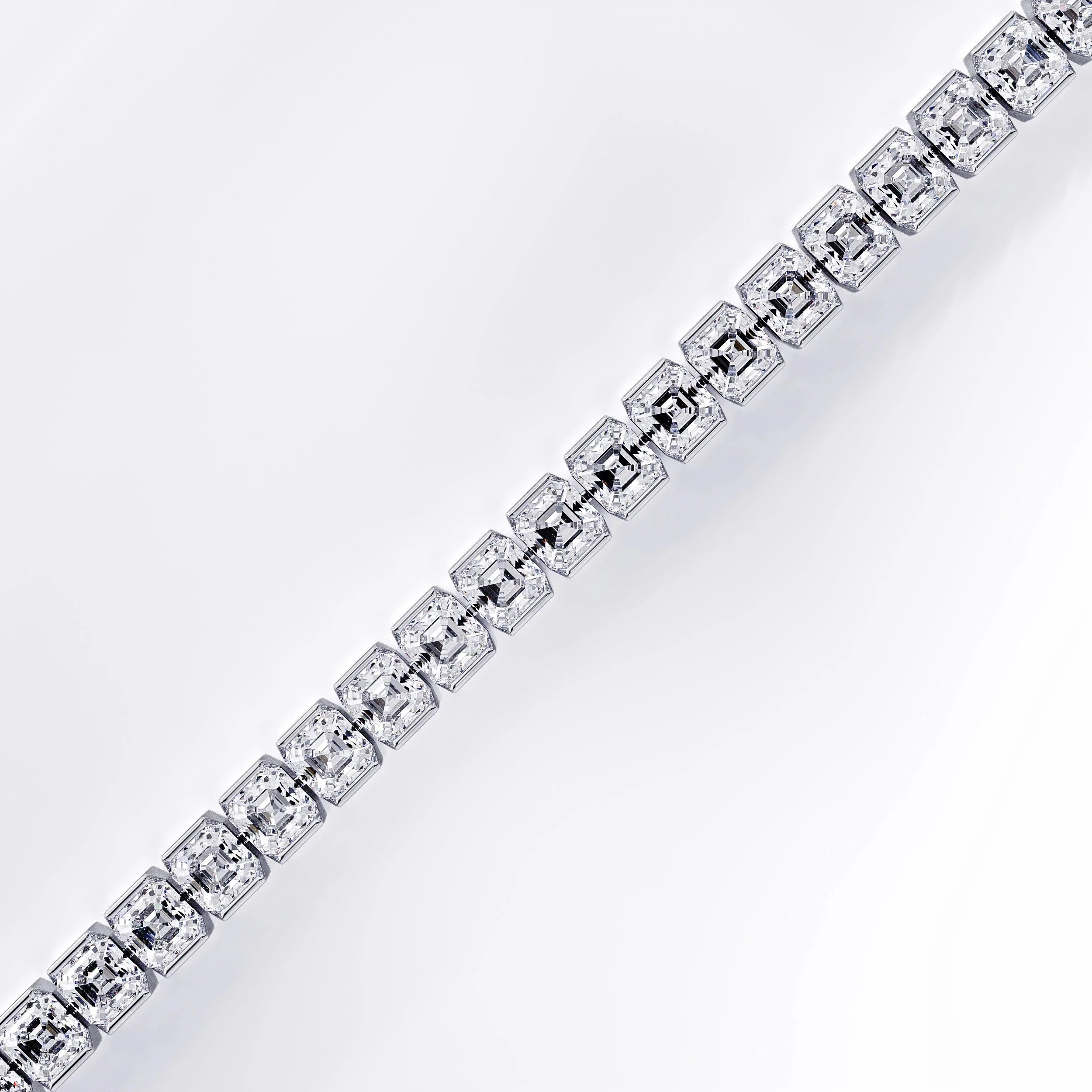Asscher_cut_bracelet La Stella Jewels