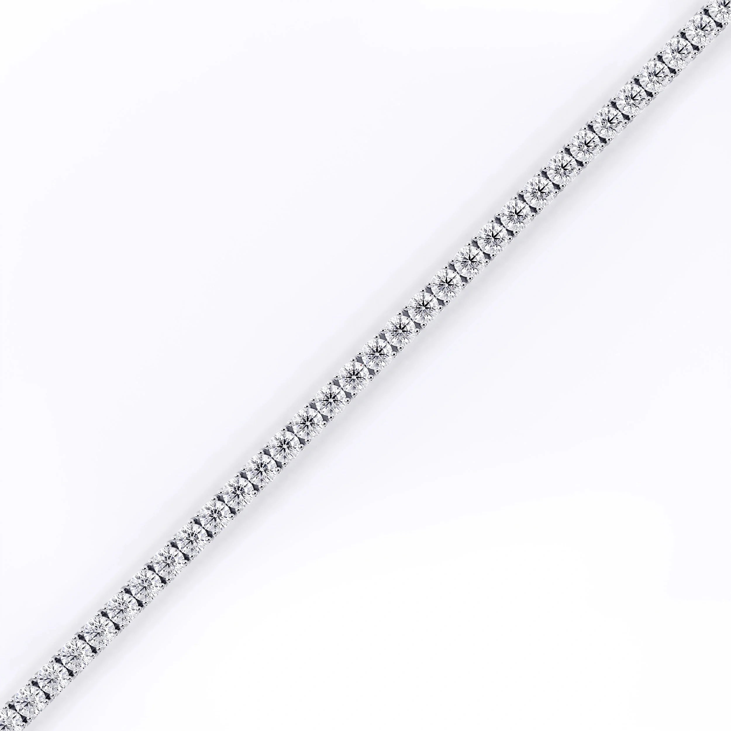 Diamond Tennis Bracelet for Women - 3mm (925 Sterling Silver) - La Stella Jewels