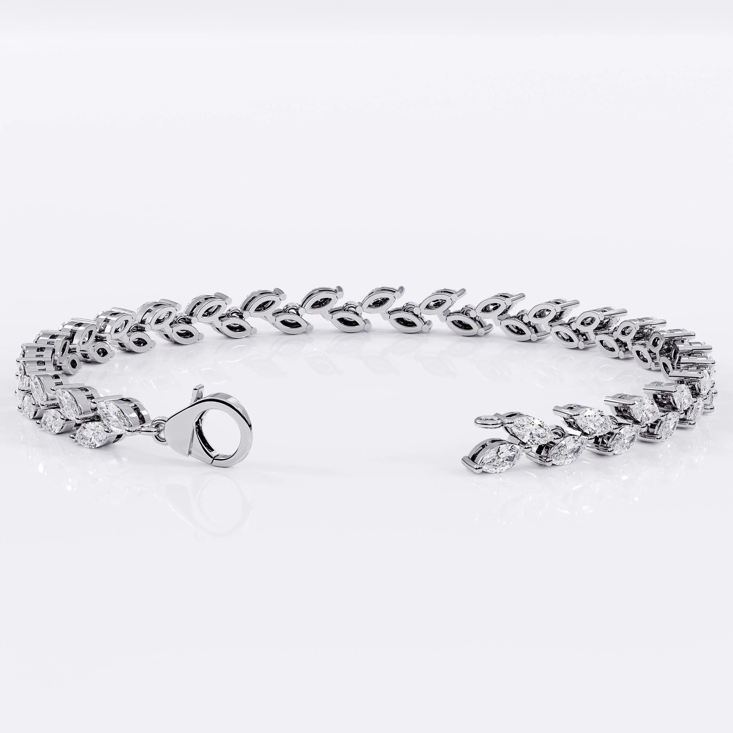 Leaf_diamond_bracelet La Stella Jewels