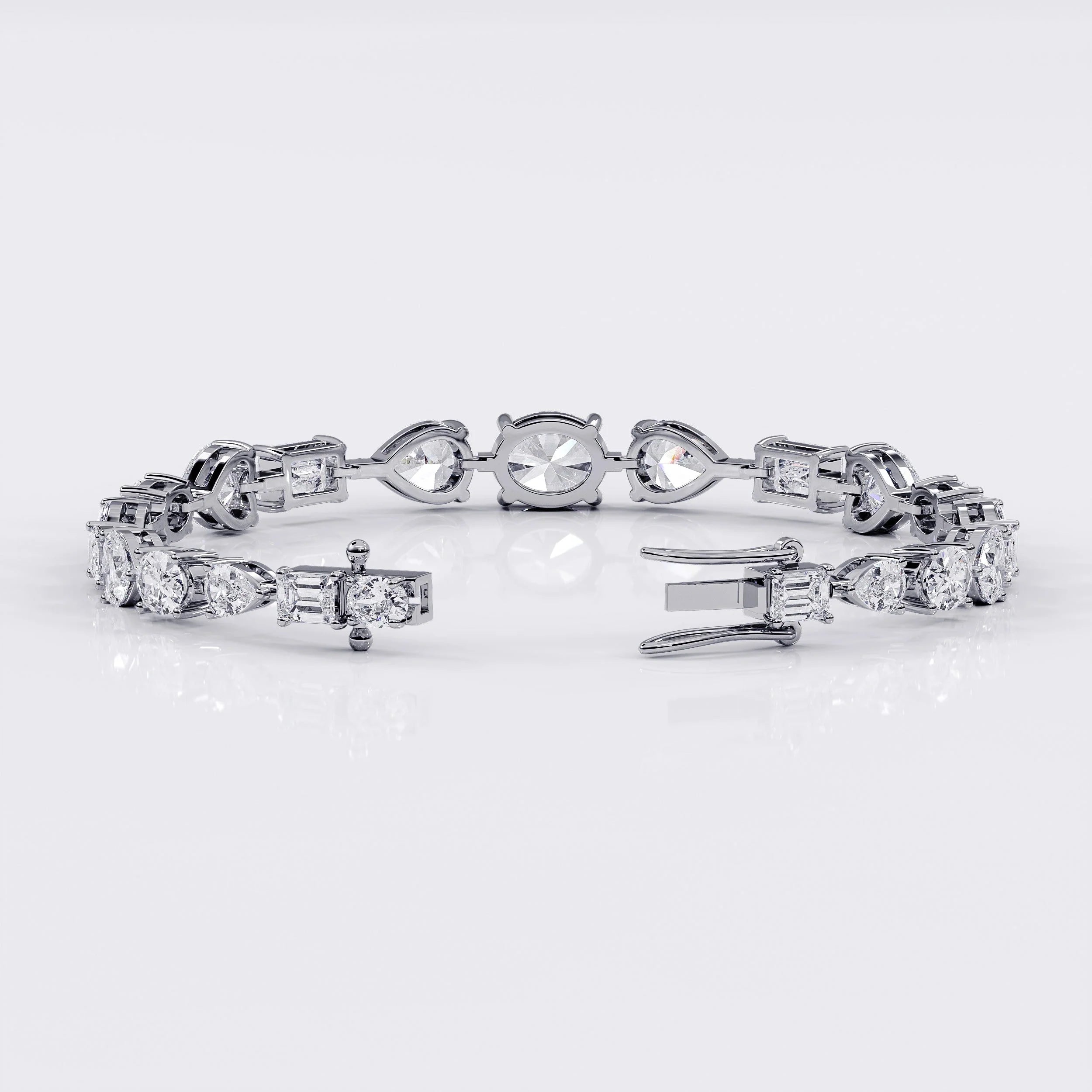 Mixed_shape_tennis_bracelet La Stella Jewels