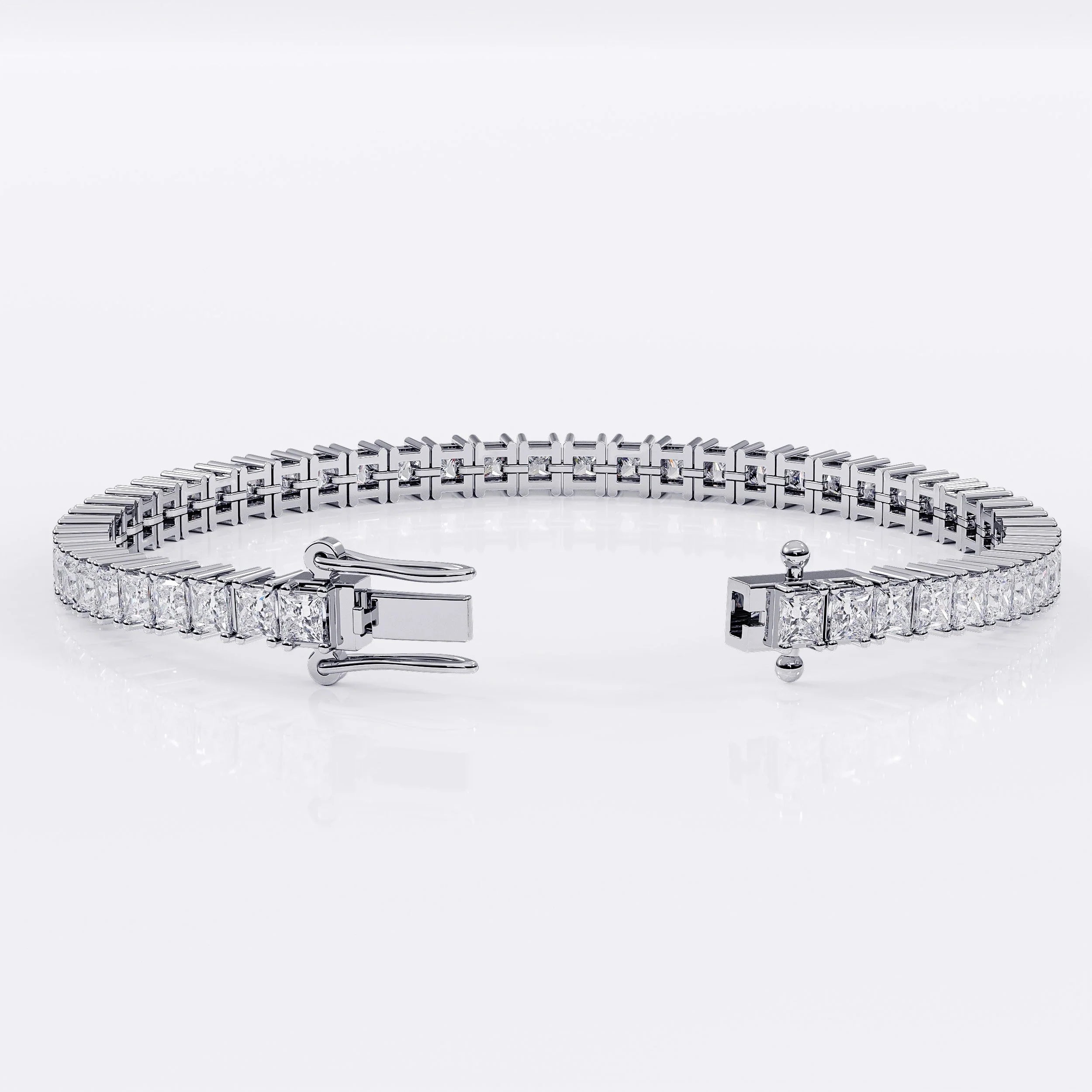 Princess_cut_tennis_bracelet_for_women La Stella Jewels