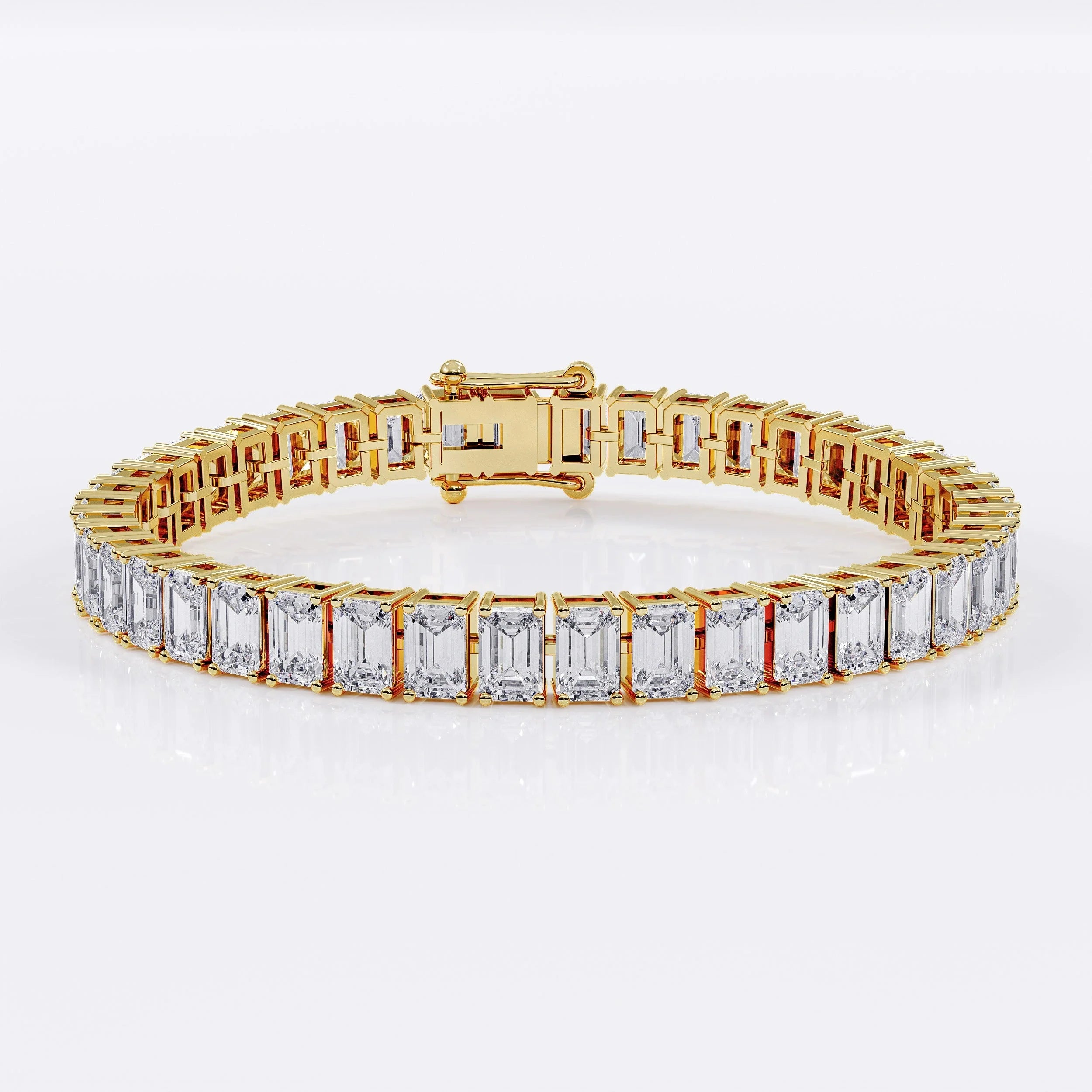 Emerald_diamond_bracelet_in_Gold La Stella Jewels