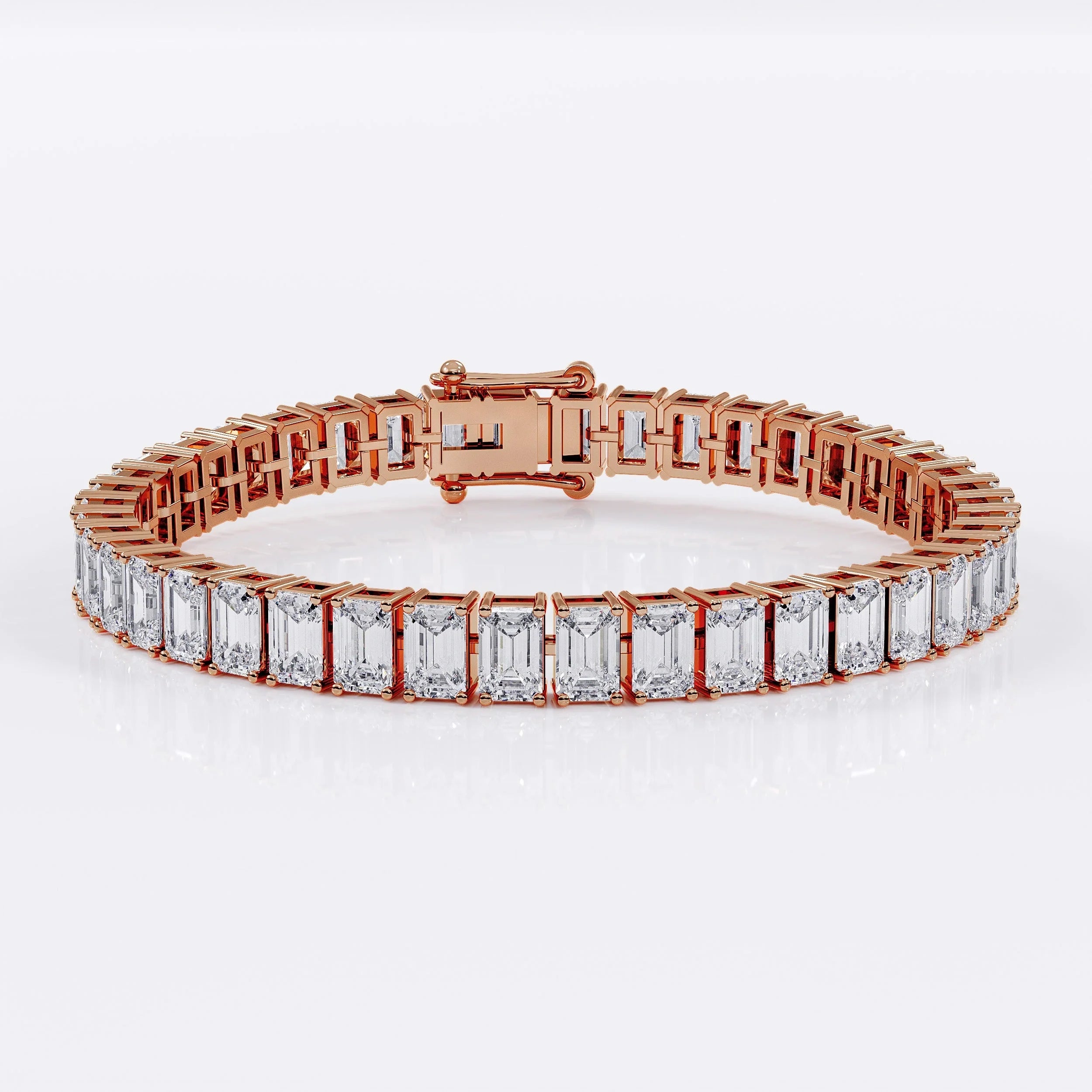 Emerald_diamond_bracelet_in_Rosegold